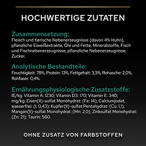 Pro Plan Sterilisiertes Nassfutter für ausgewachsene Katzen, mit Huhn 26er Pack (26x85 g)