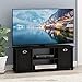 Furinno Econ Entertainment Center, Black/Black