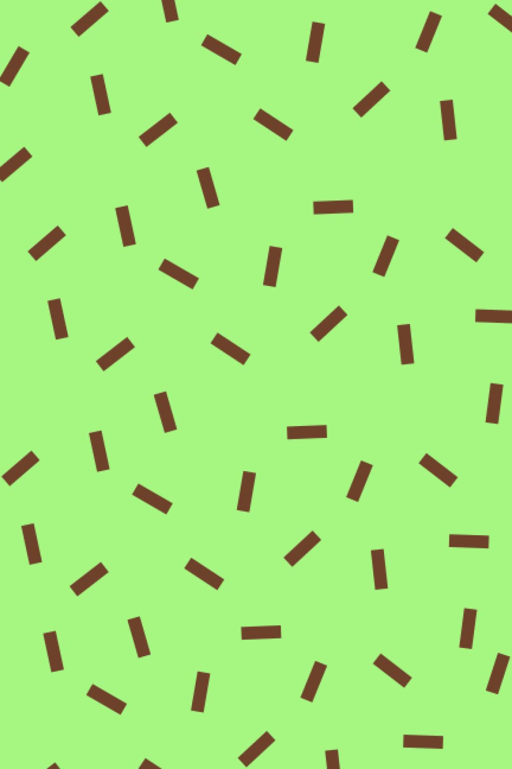 Notebook: Mint Chocolate Chip Ice-Cream Notebook