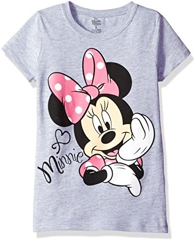 Disney Girls' Minnie Mouse Short Sleeve T-Shirt