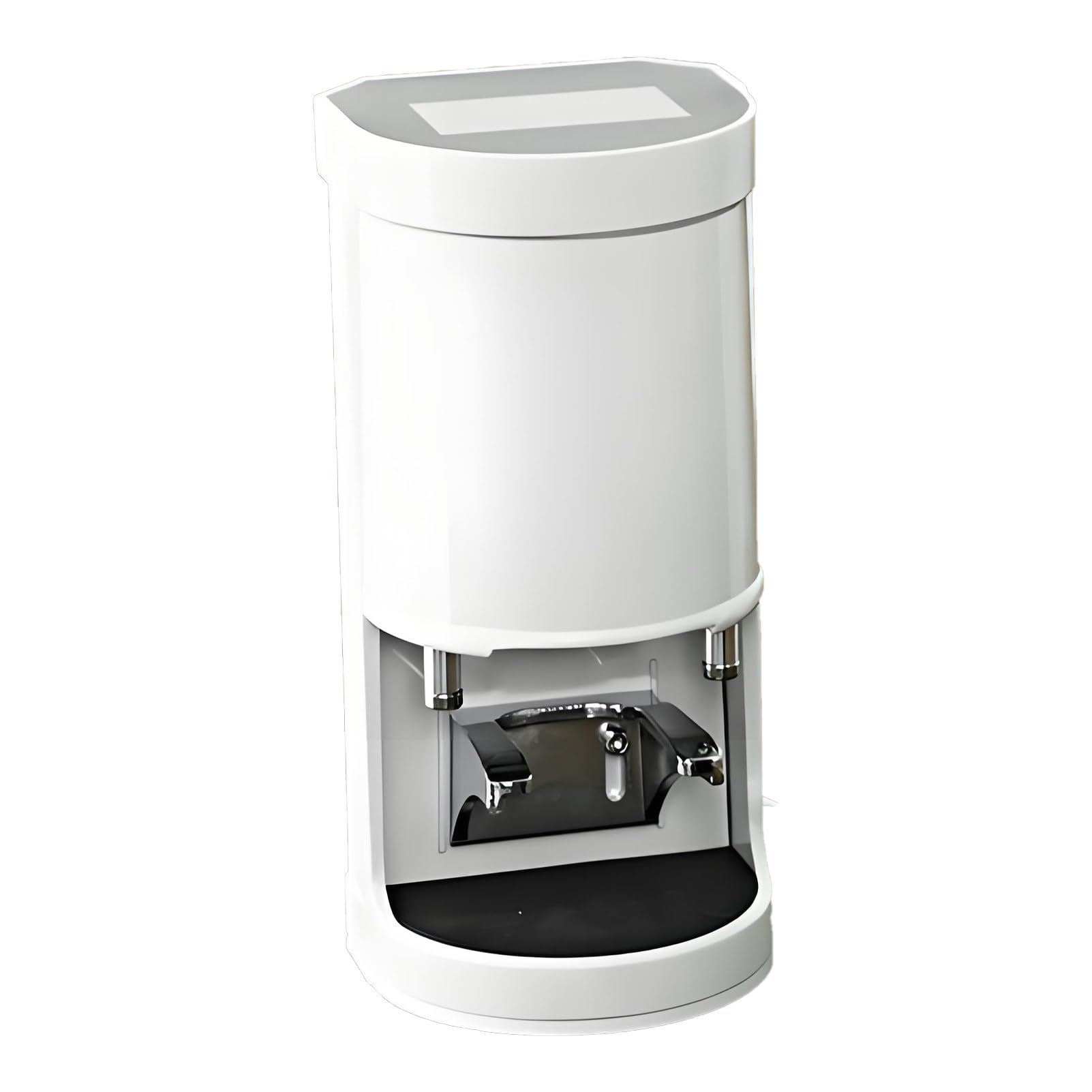 Pressino elettrico professionale per caffè da 58 mm, stazione di pressatura automatica ad alta forza da 1200 N per espresso, preparazione perfetta del disco di caffè per bar e casa White-Threaded