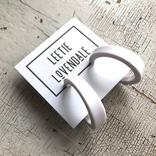 Lola Hoop Earrings, Hypoallergenic Hoop Earrings for Women, Made With Surgical Steel & Lucite, Lightweight & Comfortable, Hand-Made In The USA, 1.25” Diameter3