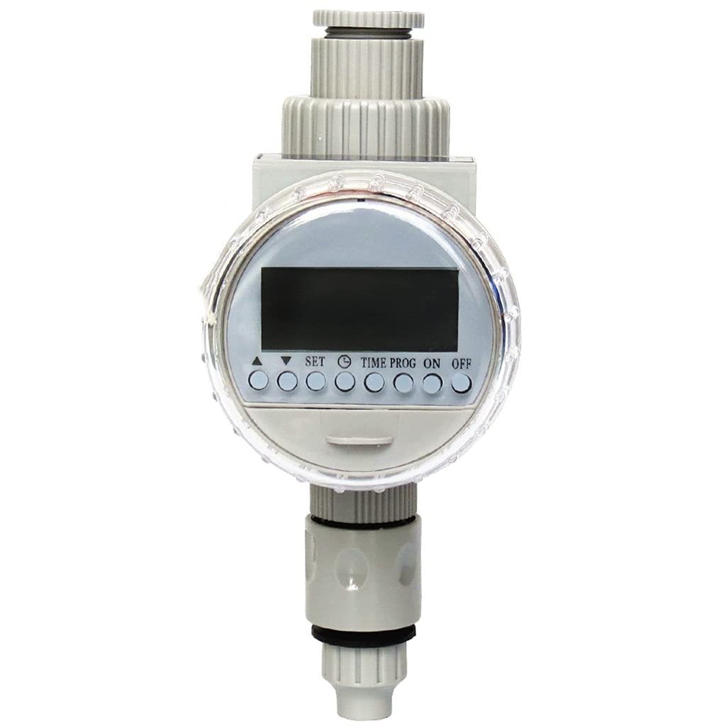 1 szt. Timer do nawadniania ogrodu, solarny zegar do wody, automatyczny system nawadniania, system sterowników nawadniania, cyfrowy system LCD