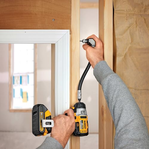 Image of DEWALT Right Angle Attachment, Flex Shaft, Drill Attachment, 12-Inch (DWARAFS)