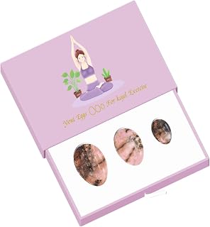 PAKMEZ Yoni Huevo Masaje Yoni Varita for Mujeres Piso pélvico músculo Kegel Ejercicio Natural Jade Piedra Masaje Bola, Juego de Cuerda de Silicona Obelisco (Color : Undrill Egg with Box)