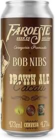 Cerveja Artesanal Brown Ale Cacau 473ml Premiada Puro Malte Faroeste Beer