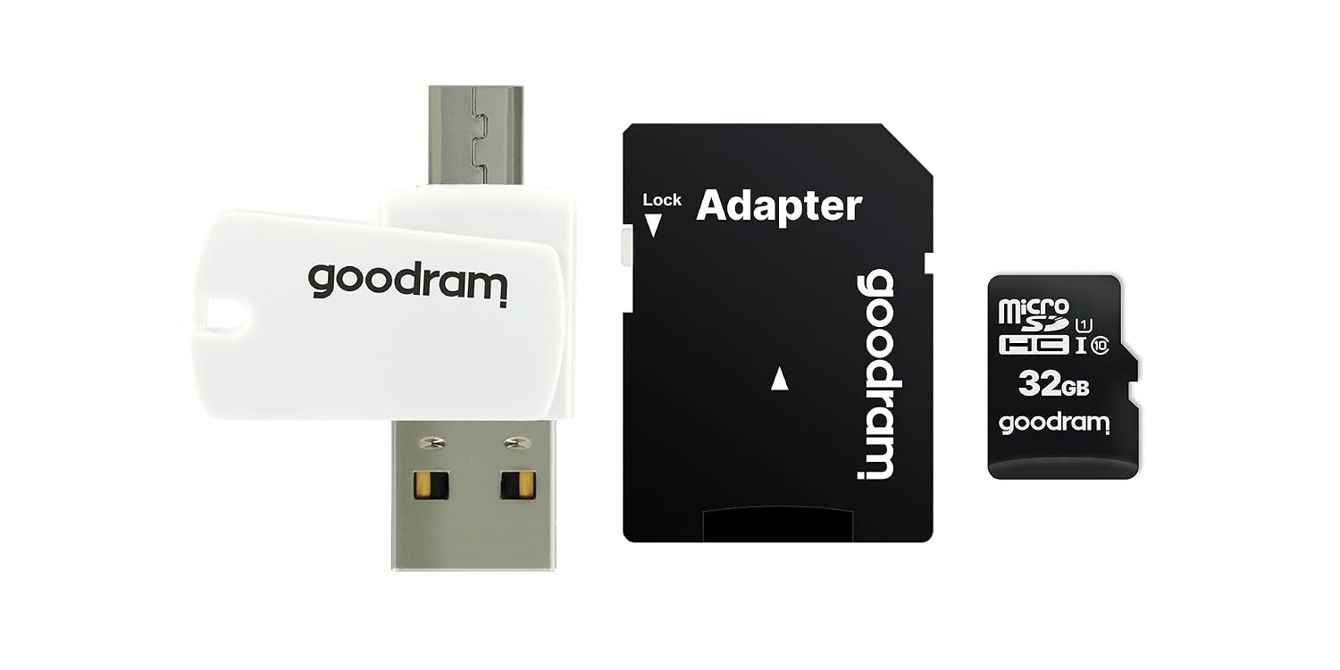 GOODRAM 32GB M1A4 All in One Micro Card Class 10 UHS I + Card Reader