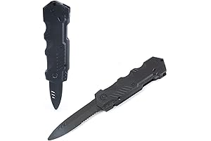 4-Piece Retractable Plastic Switchblade Replica for Halloween Pranks