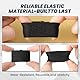 Tucnoeu 10 Stück Bunt Elastische Gürtelschlaufe Nylon Gürtelschlaufen zum Befestigen von Gürteln, Rucksäcken, Tragetüchern(Schwarz, Grün, Beige, Grau, Blau)
