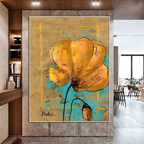 Affiches et gravures de fleurs dsdsgog art moderne nordique pour grand mur de galerie de salon