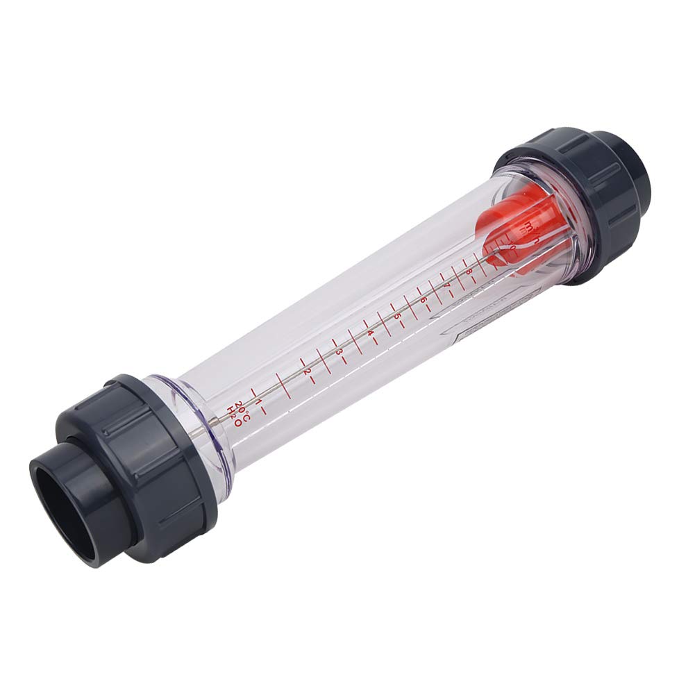 LZS-40 (D) Misuratore di portata per liquidi, gamma 1-10 m³/H Strumento per misuratore di portata a flusso d'acqua a tubo in plastica ad alta precisione