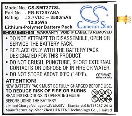 Cameron Sino CS New Replacement Battery for Galaxy Tab 5, Galaxy Tab A 8.0 2017, Galaxy Tab A 8.0 2017 TD-LTE, Galaxy Tab A 8.0 2017 WiFi (3500mAh) EB-BT367ABA, GH43-04539A