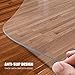Kuyal Clear Chair mat for Hardwood Floor 30 x 48 inches Transparent Floor Mats Wood/Tile Protection Mat for Office & Home (30