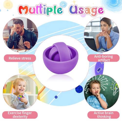 Image of Fidget Toys for Kids, Sensory Toys for Teens, Gifts for Boys Girls ADHD Autism Stress Relief Quiet Finger Tools Classroom