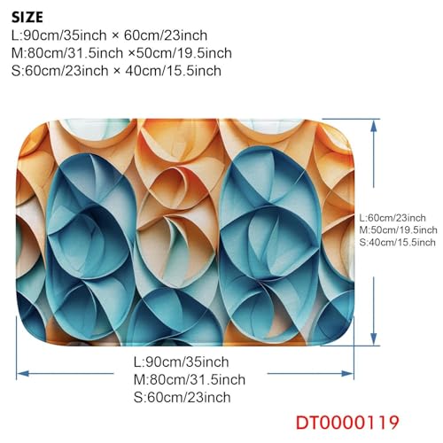 Tapis de bain lavable en machine en mousse à mémoire de forme L - 4