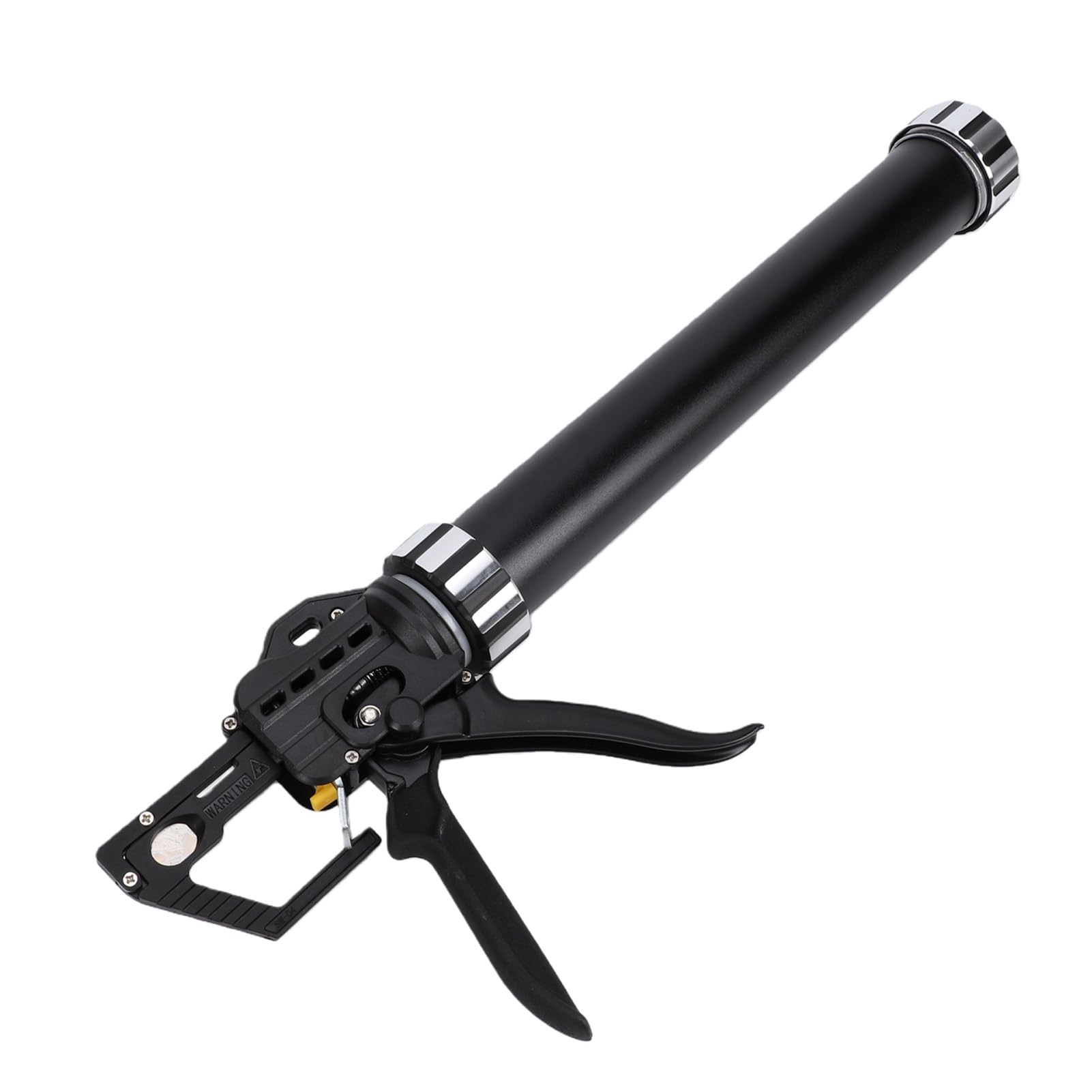 Pistola de Calafateo Industrial Manual, Aplicador Sellador 19 Rodamientos con Luz LED, Dispensador Pistola Calafateo Manual para Construcción Sellado Ventanas Puertas Piso