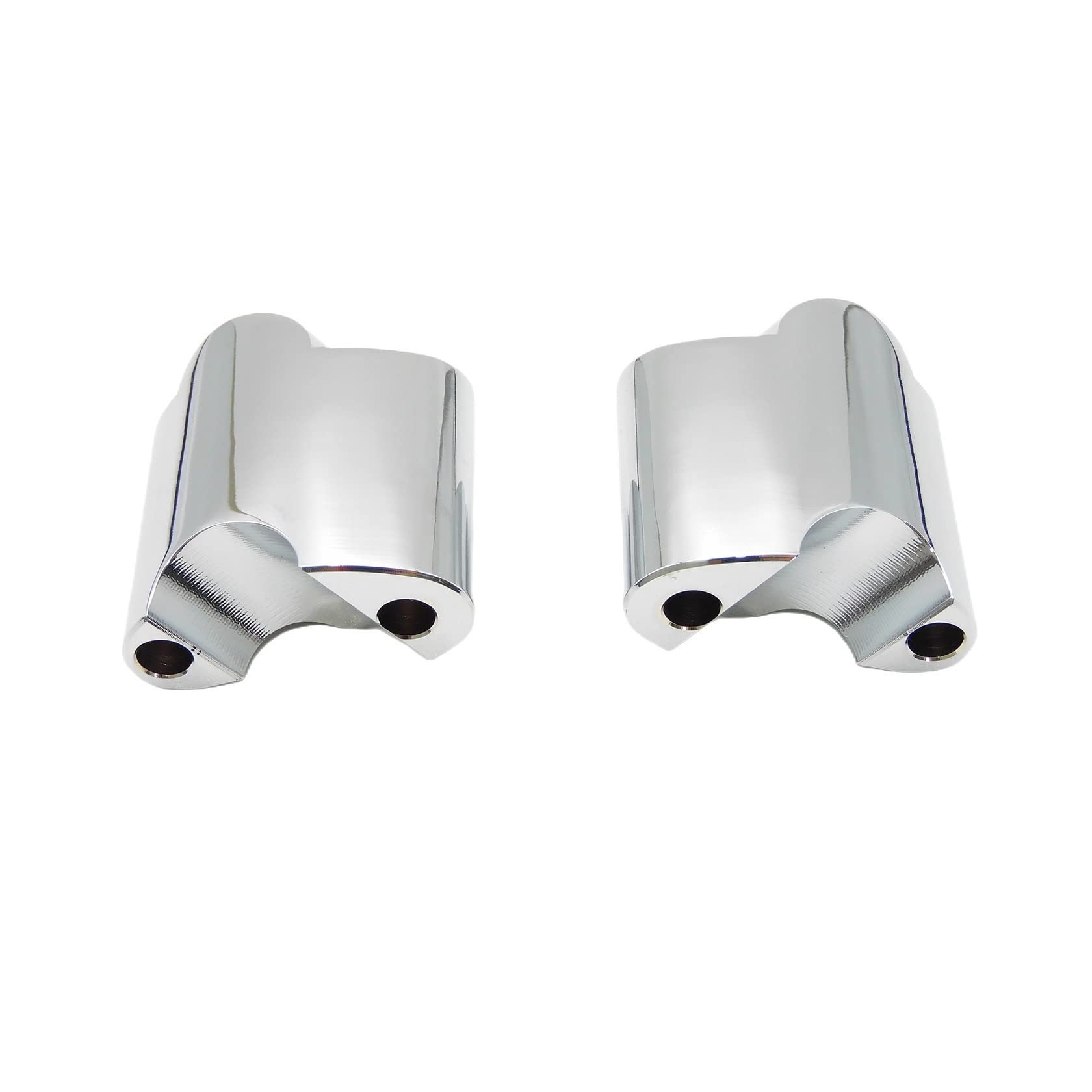 Moto di Alluminio di CNC 2 "Rise Manubrio Riser 1" Bar Aumentare Blocco di Estensione Chrome Per Harley Sportster XL1200X accessori tubi sterzo