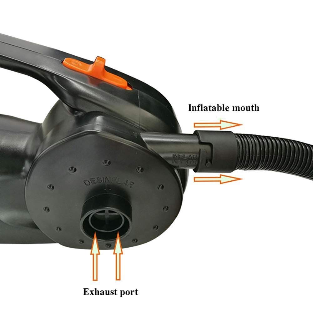 Multifunzione Pompa di Materasso ad Aria elettrica Pompa di Materasso ad Aria Pompa lhzhh Portatile Gonfiabile Gonfiatore di Viaggio gonfiatore per, Piscine, Barche, zattera