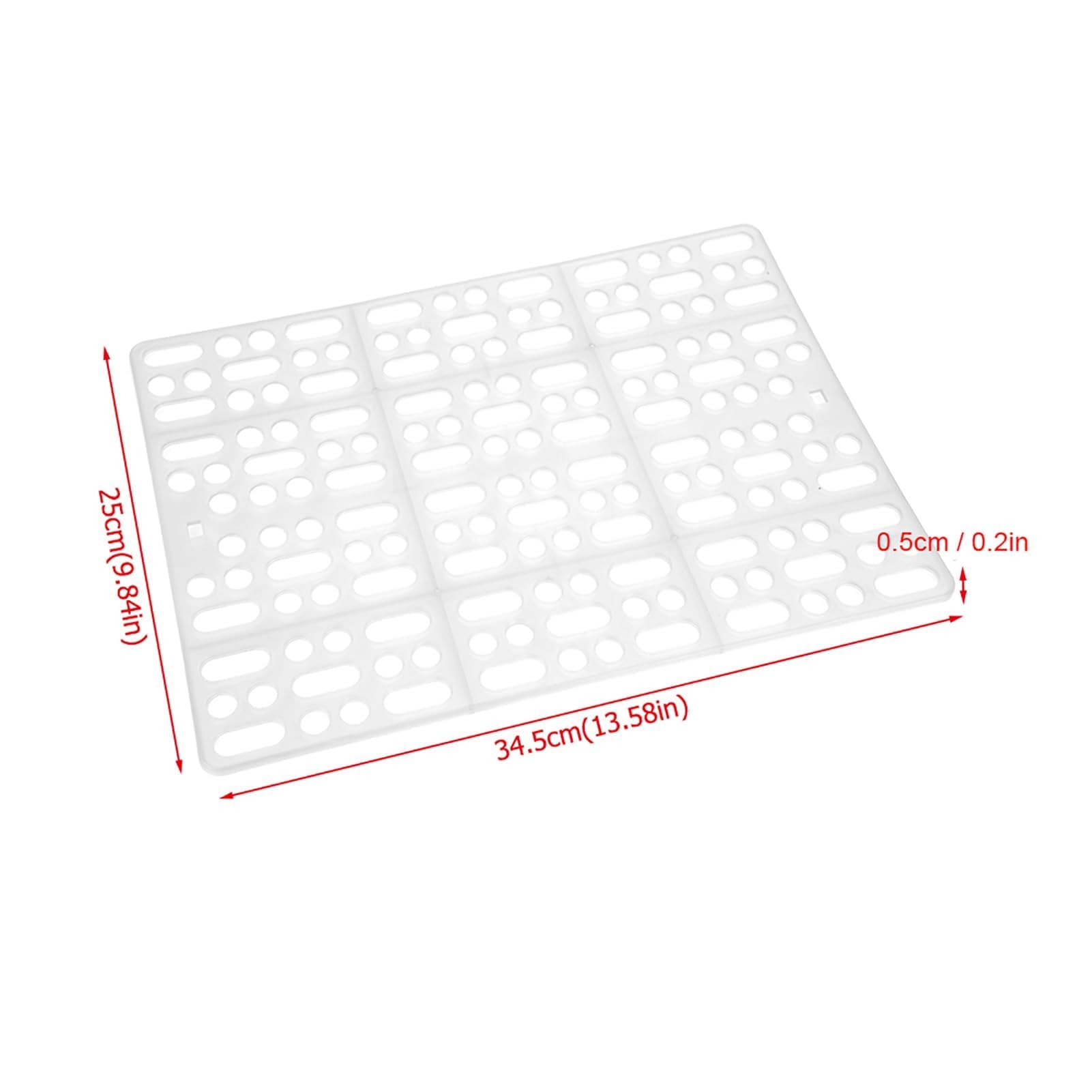 Tapis de cage pour lapin Tapis de pied pour animaux de compagnie Tapis de nid pour animaux de compagnie durables Tapis de trou pour cage de petit animal pour lapin Cochon d'Inde Hamster Rats(blanc)