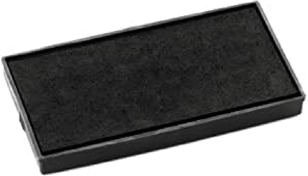 COLOP E/50/1 Black Replacement Ink Pads - Pack of 2, 1 x 7.5 x 4 cm