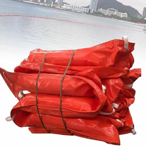 Barrera de contención de aceite, barrera contra inundaciones, PVC flotante para río, puerto, lago, muelle, control industrial de derrames