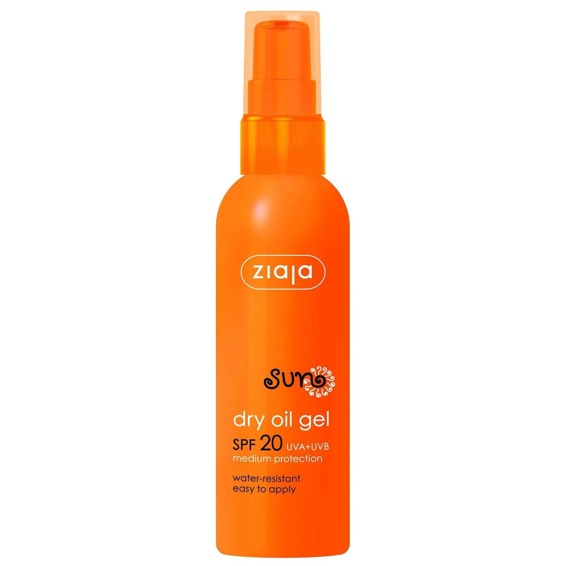 ZiajaSUN DRY OIL GEL SPF20 90ML