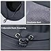 Cooling Sun Hat for Men Women,Wide Brim Bucket Hat Foldable Boonie Hat for Fishing Hiking Garden Safari Beach Dark Grey