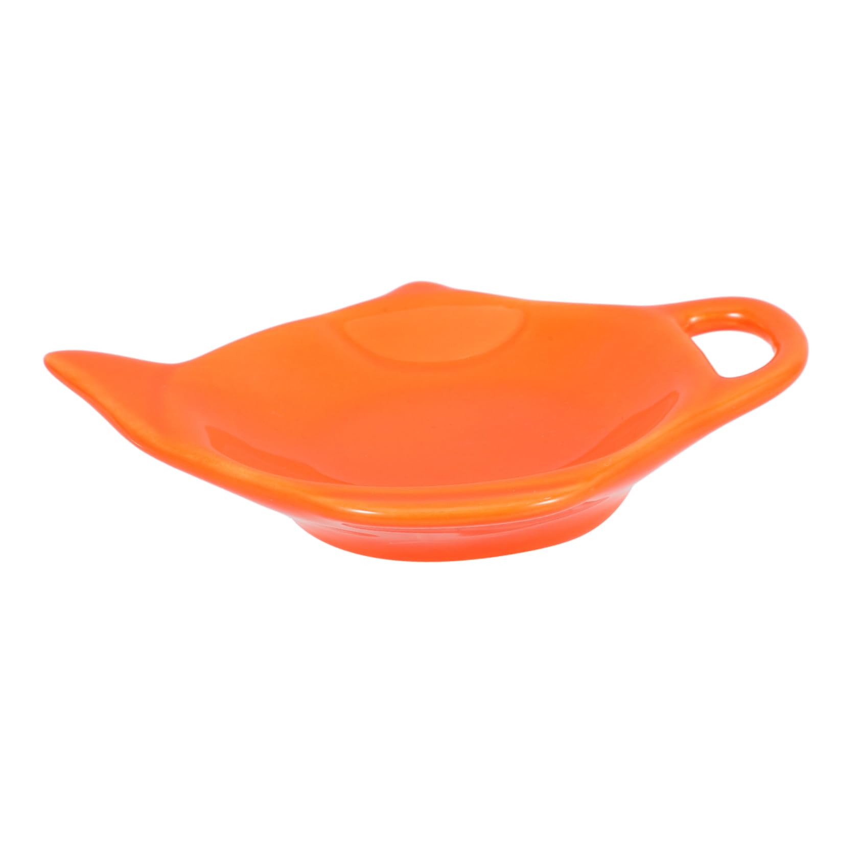 BIUDECO Ceramic Teabag Rest Stylish Coaster Tray Tea Sets Accessory Heatproof Plate Kitchen Tool