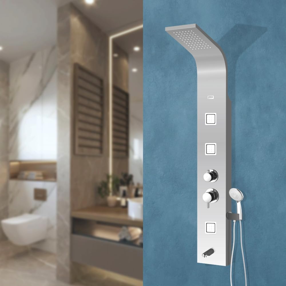 Jaaz Imperial Shower Panel - Willet Steel -9