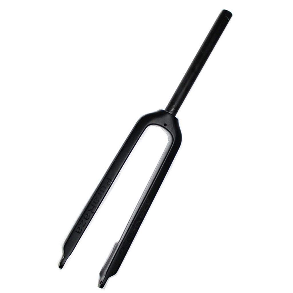 Horquilla Delantera para Bicicletas de montaña de 26/27,5/29 Pulgadas, suspensión de Fibra de Carbono, Tubo Recto, Freno de Disco PM, Eje QR de 1-1/8", 9 mm, 450 g