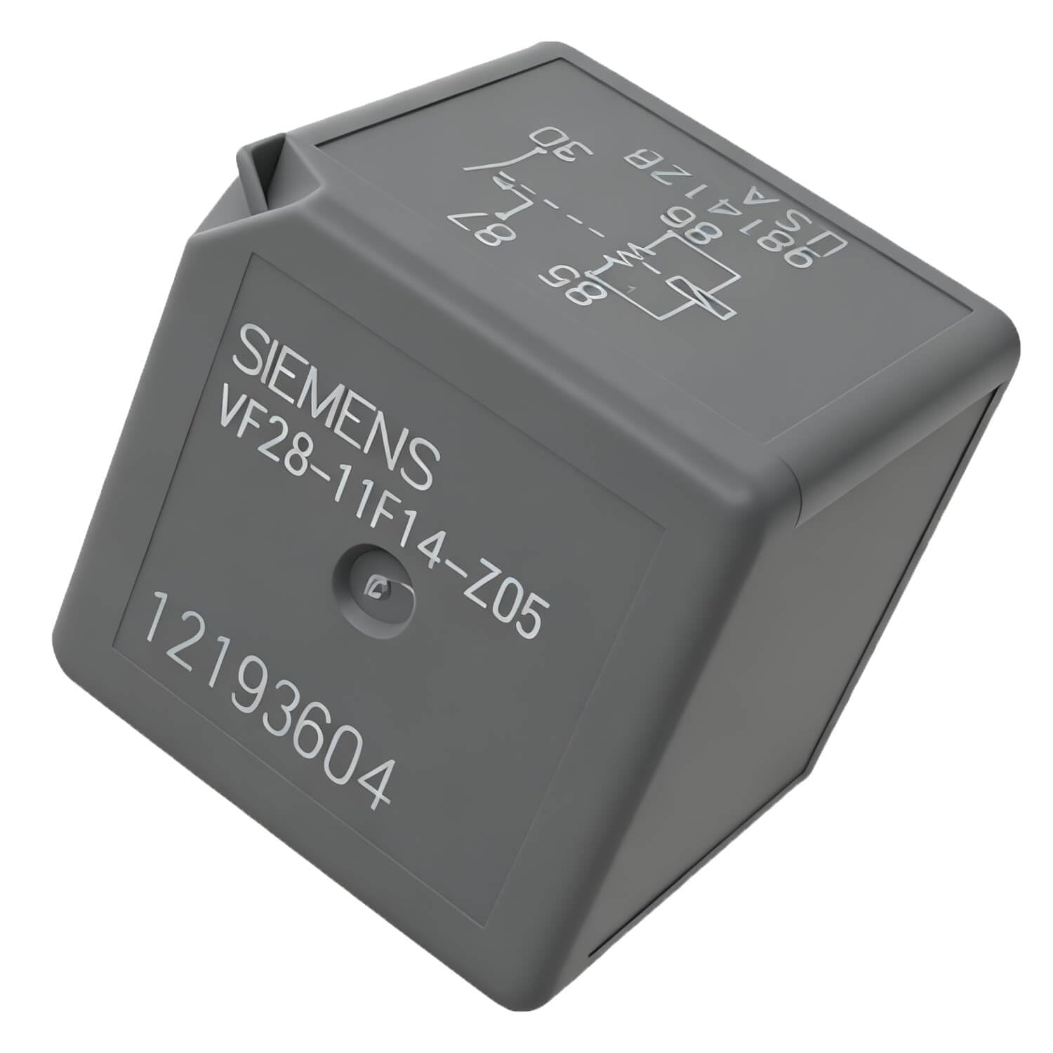 12193604 3604 Relay 12VDC 1 Form 30A 4Pins, Fit for GMC/Chevy/Pontiac/Cadillac/Buick/Saturn Models, Plug-in Type， Relays Replace 0545620B VF28-11F14-