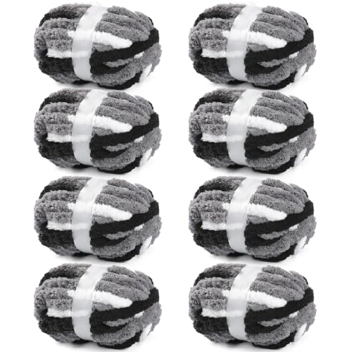Image of Chunky Yarn for Hand Knitting - #10 Jumbo Chenille Yarn for Crocheting