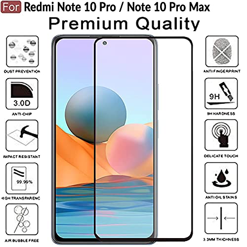 Image of DD SON (Black 11D Tempered Glass for Samsung, Redmi etc (Q-Redmi Note 10 Pro /Note 10 Pro Max /K40)