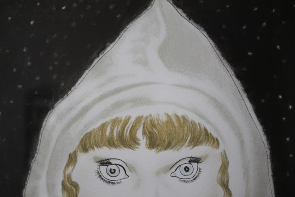 Amazon.co.jp: □真作□藤田嗣治 「雪童子」石版画（リトグラフ