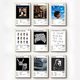 Jamjum Music Poster Drake Album Cover Canvas Poster (Canvas Unframed, 20x30cm-9pcs)