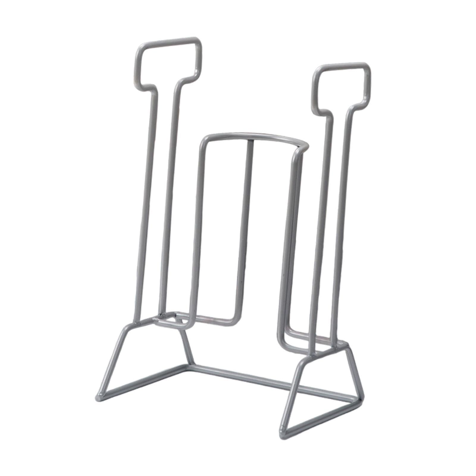 Ayuda para Calcetines Dispositivo Asistencial para Mayores Herramienta para Ponerse Medias Bastón Ergonómico de Hierro Adecuado para Uso, Gris Claro