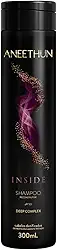 Shampoo Aneethun Inside Reconstrutor 300ML, Limpeza Profunda, Restauração Capilar, Força e Resistência para Cabelos Danificados e Porosos, Recupera Fios Fragilizados por Químicas e Agressões Térmicas, Com Tecnologia Deep Complex