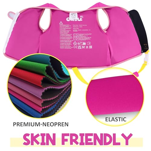 Image of Toddler Swim Vest, Neoprene Trainer with Adjustable Straps and Crotch Strap