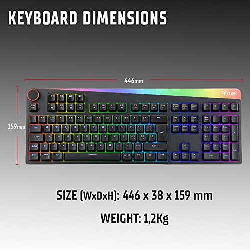 Tastiera Gaming X31 - Meccanica, Switch Blu OUTEMU, RGB, Macro, Software, Special Design - Tastiera gaming - Immagine 5