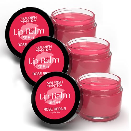Nourish Mantra Rose Repair Lip Balm with SPF | Made