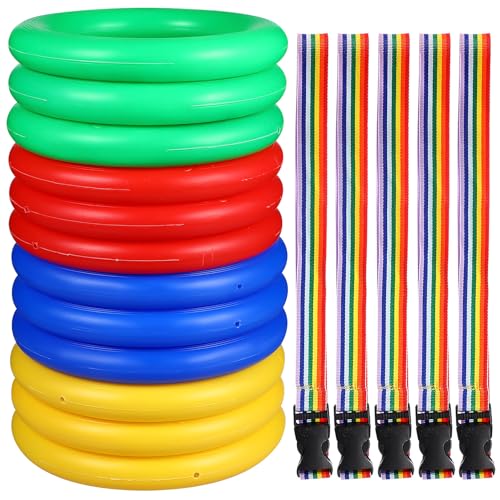 Corde de marche en nylon avec anneaux pour enfants de maternelle et garderie