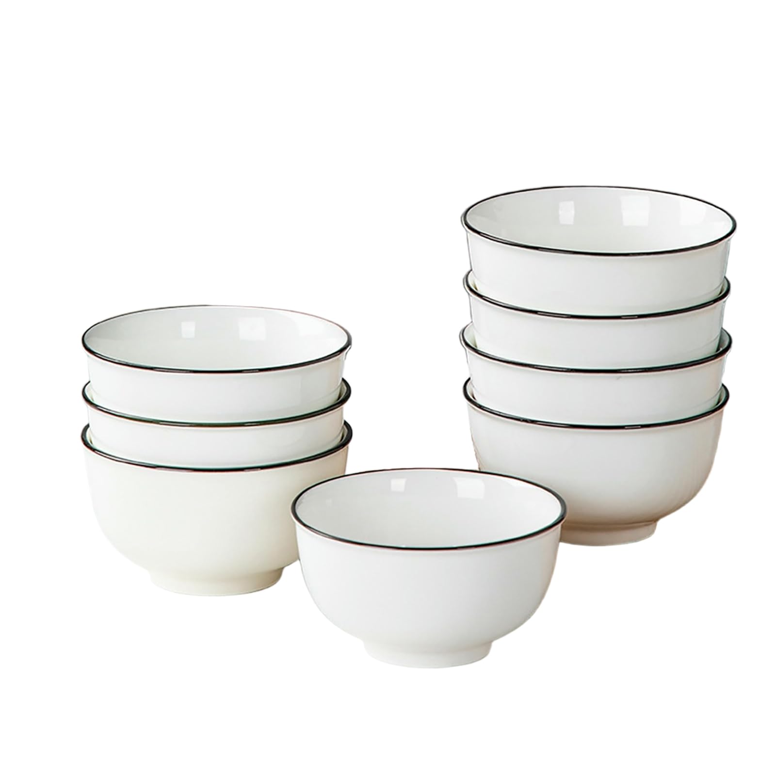 Miski do ryżu w stylu vintage, ceramiczne naczynia stołowe, wykwintne, odporne na wysokie temperatury, z powłoką podszkliwną, kreatywne naczynia