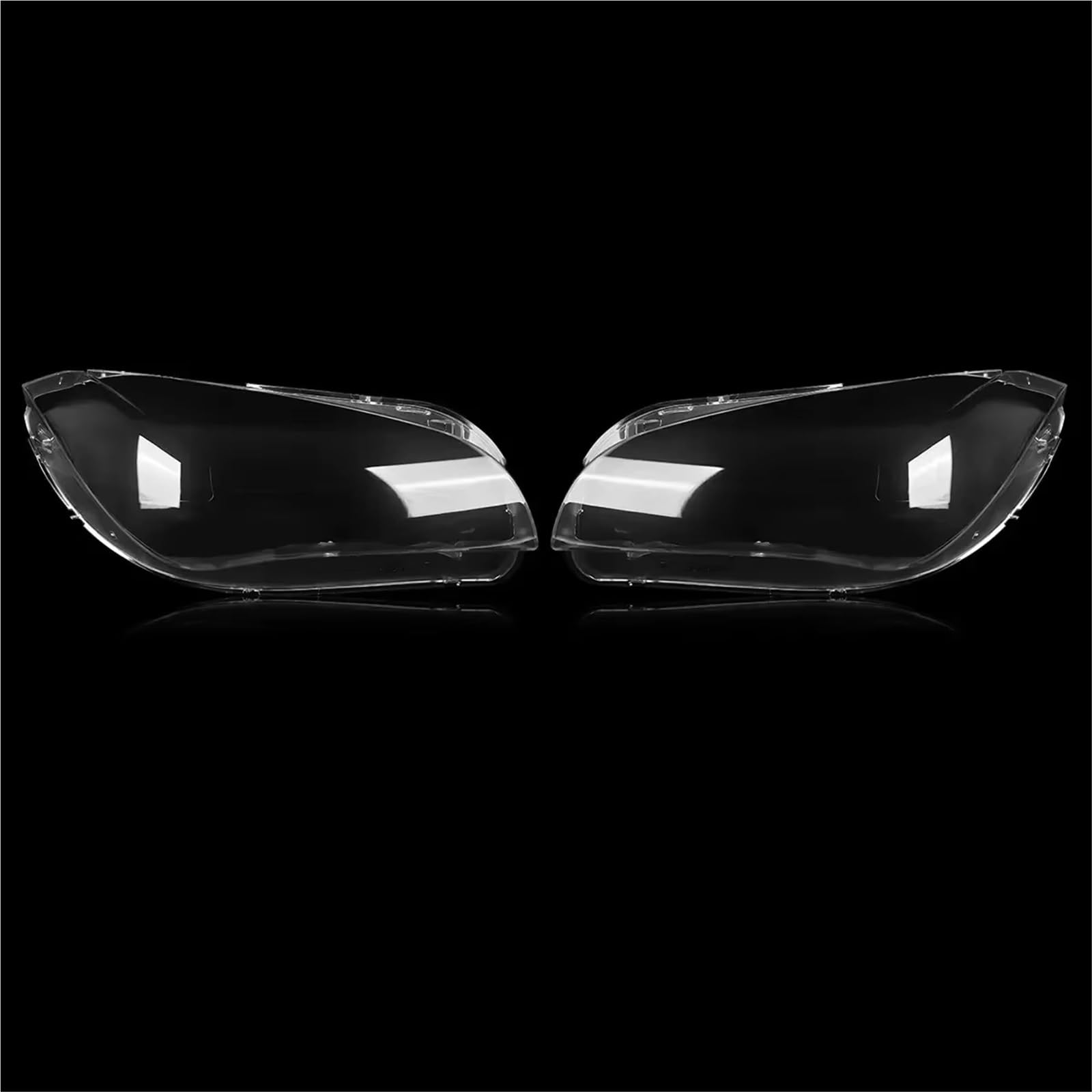 Headlight Lens Housing Compatible With BMW For X1 2010 2011 2012 2013 2014 2015 Pair Front Headlight Lens Cover Headlamp Shell Transparent Lampshade