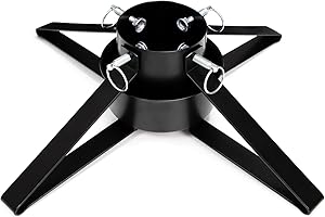 Adjustable Xmas Tree Stand for Live Tree Fits up to 8 Ft