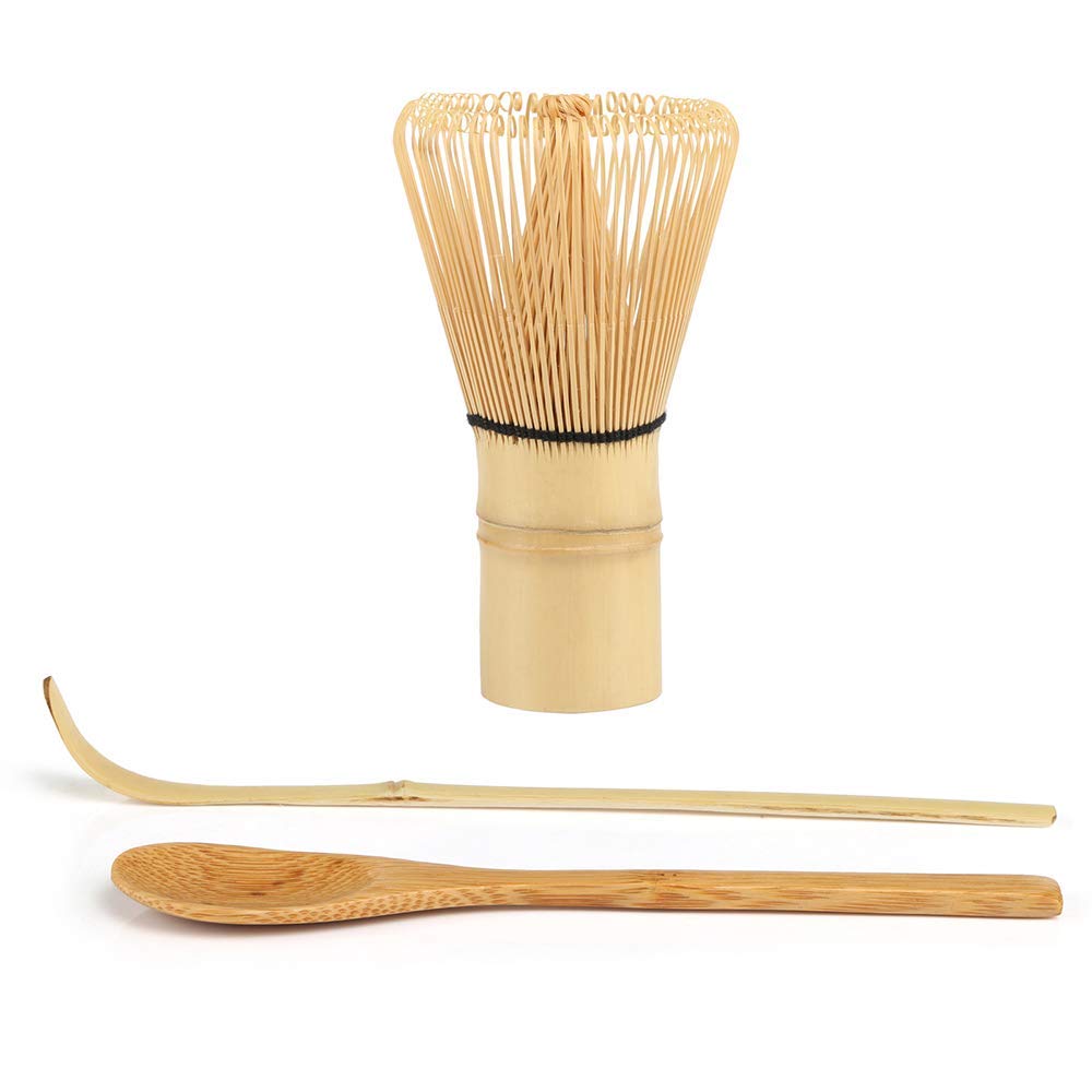 LEMESO Kit de Té Matcha Japonesa - Batidor y Cuchara para Matcha Herramienta de Bambú Chasen