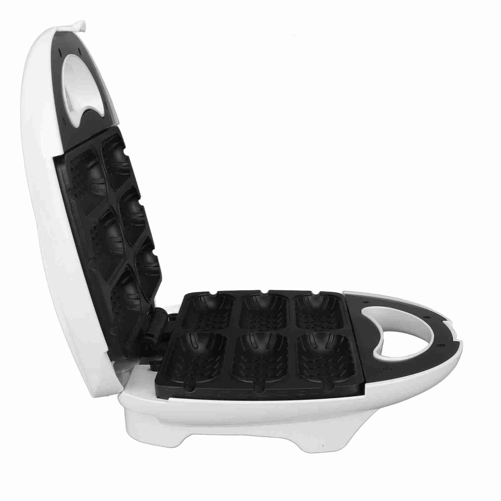 Fydun Corn Dog Maker, 750W Waffle Non Stick Machine Electric Nonstick Kitchen Baker for Corn Dog Maker Hotdog Waffle Hot Makes 6 Mini at Once US Plug 110V Irons Hot on a (US Plug 110V)