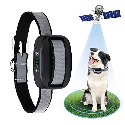 WIEZ GPS Wireless Dog Fence,Electric Dog Fence with GPS, Range 98-3380 ft, Adjustable Warning Strength, Rechargeable, Pet Containment System, Harmless and Suitable for All Medium and Large Dogs
