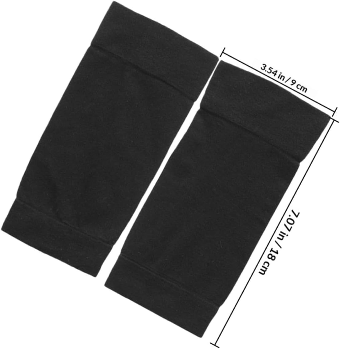 VALICLUD 2 Pairs Black Elbow Sleeves for Superior Support and Relief, Elastic Fiber and Chinlon Material, Outdoor Sun Protection Arm Covers for Sports and Tattoo Scar Concealment