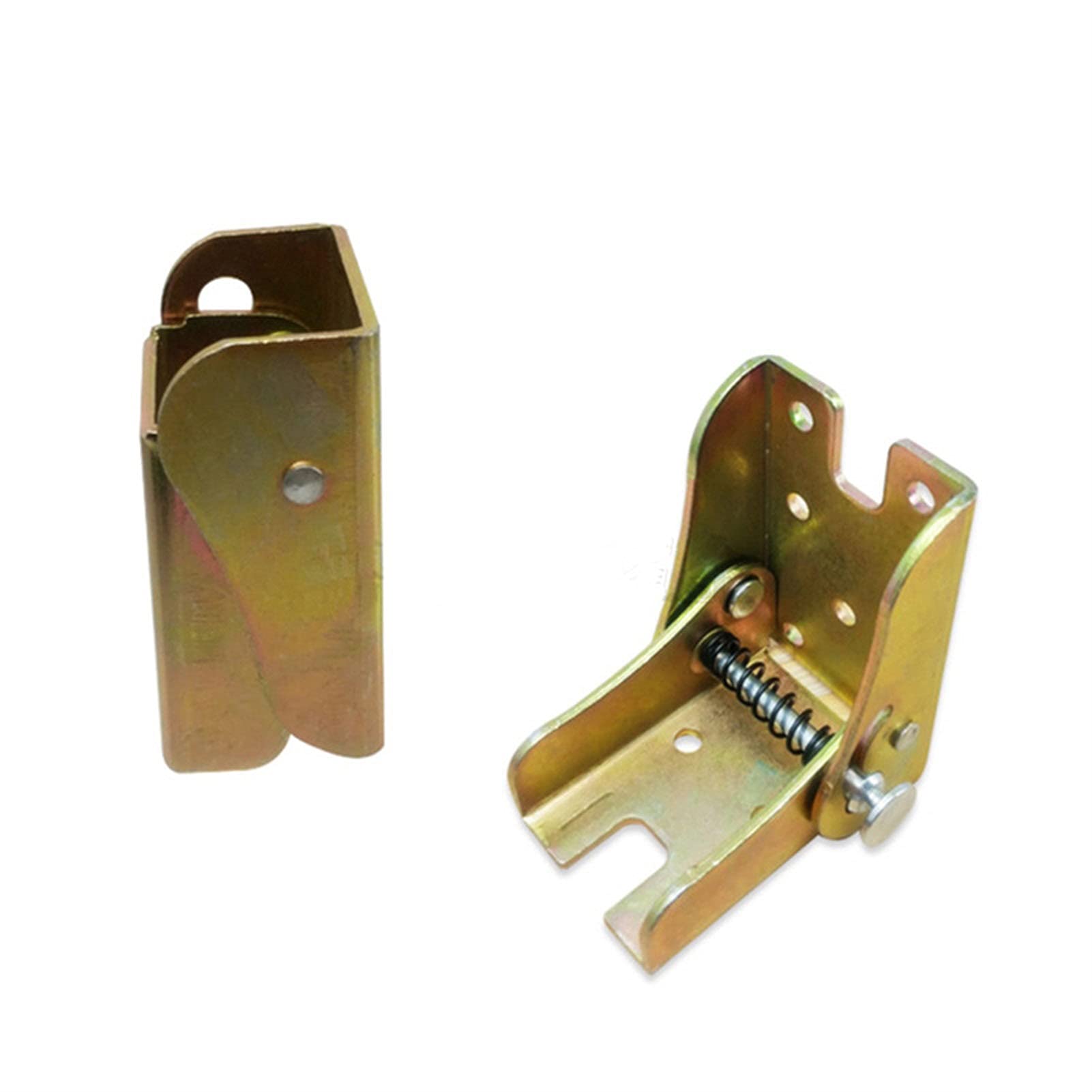 Shundeed One Color 2Pcs Iron Table Leg Hinge, Folding Bracket Notebook Table Chair Table Self-Locking Folding Foot Hinge Furniture Hardware Home Improvement