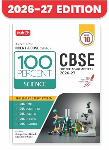 Image of MTG 100 Percent NCERT & CBSE Science Class 10 For 2026-27 Exam | As Per Revised NCERT Textbooks Syllabus | Theory, Concept Map, MCQs, Practice Paper & Exam Drill Available All in One Book